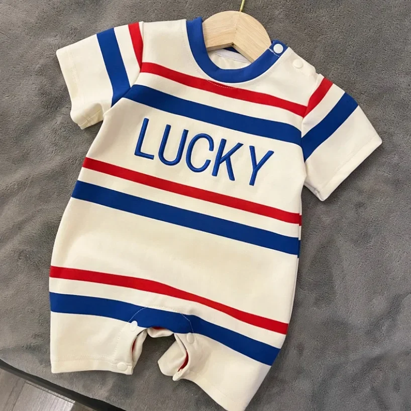 Fashion Family Matching Clothes Father Mother and Son Daughter Clothing Children Two Piece Outfits Sets Newborn One Piece Romper