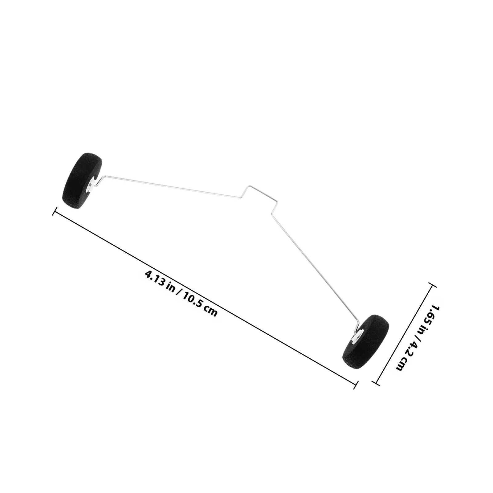 1 Set Ersatzfahrwerk für Rc-Flugzeug, leicht, langlebig, Kunststofflegierung, stabile Unterstützung, Flugzeug-Front-Kit, Rc-Flugzeug
