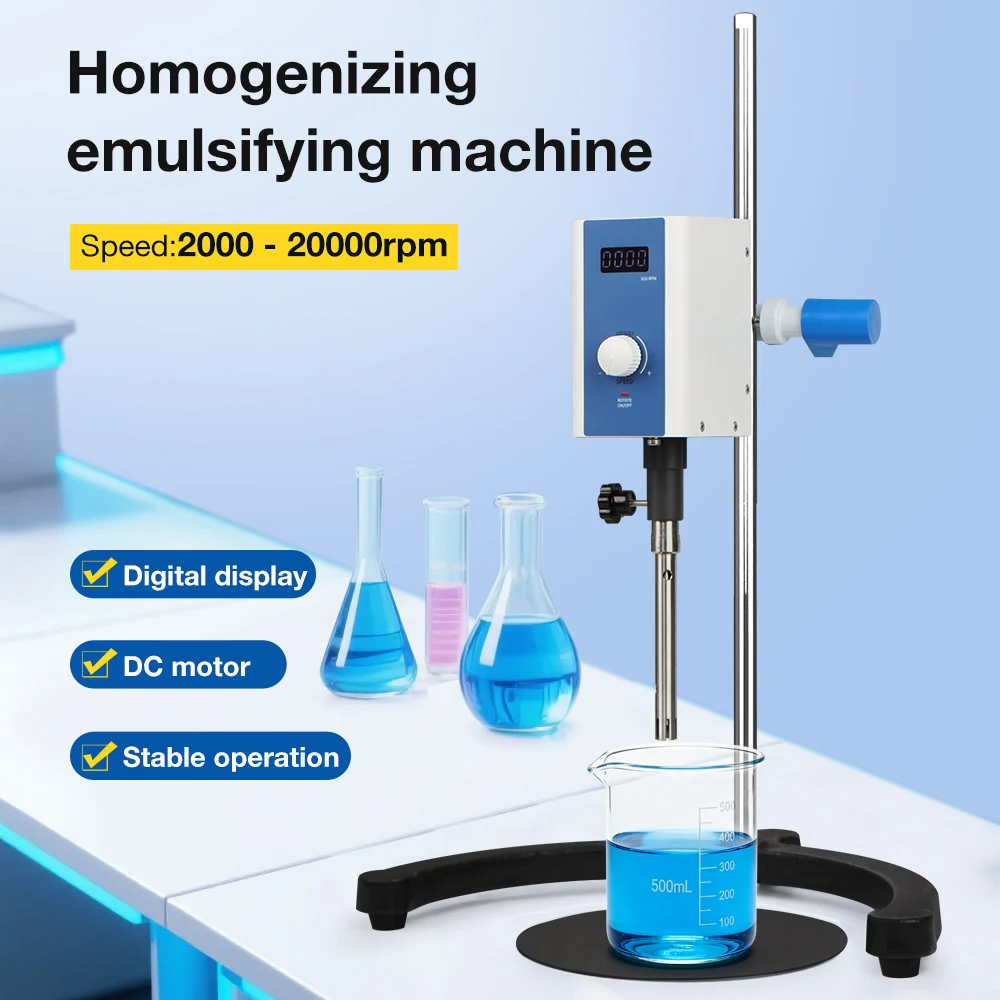 Wholesale Laboratory Equipment Digital Paint Cell Pulverizer Disperser Blender High Shear Emulsifier