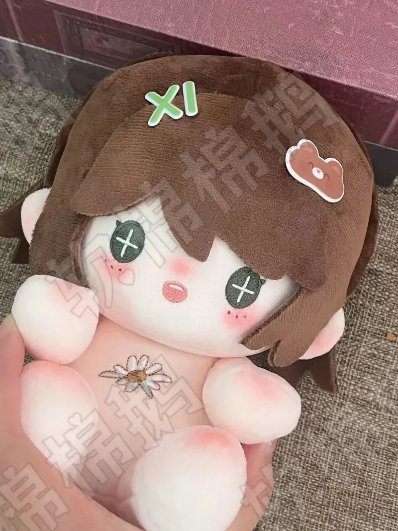 20 سنتيمتر الهوية الخامس إيما وودز أفخم دمية الجلوس الموقف استبدال الملابس محشوة تأثيري آذان Kawaii مهرجان للأصدقاء هدية