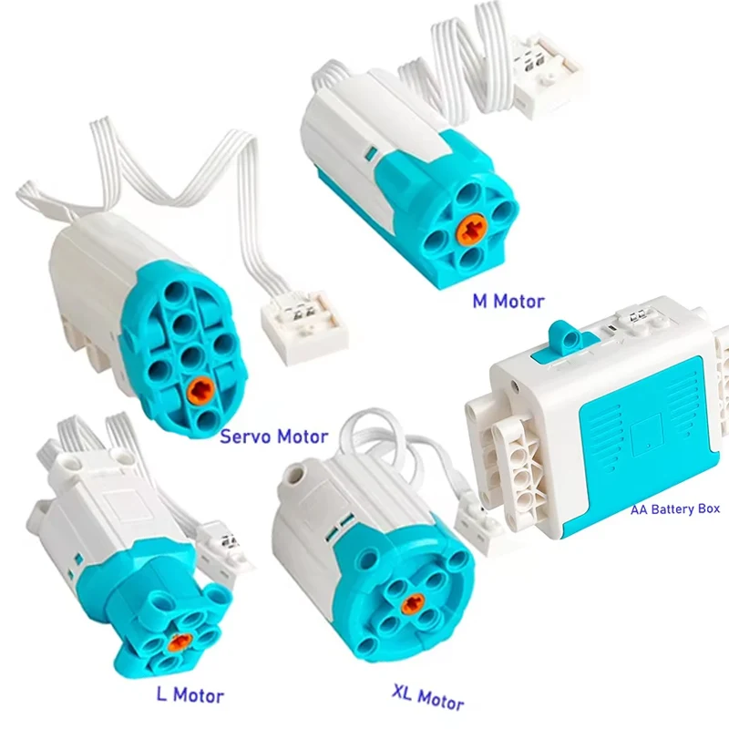 

Power Function Technology Building Blocks Parts M XL L Servo Motor Assembled Strengthen Motor Speed Up MOC Bricks DIY Accessory