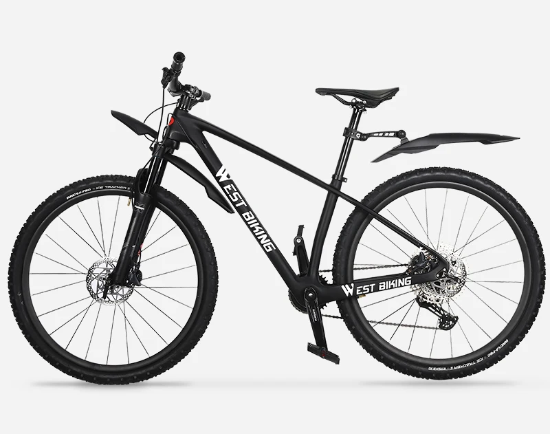 WEST BIKING Fahrrad-Schutzblech-Set ohne Bohren für 26, 27,5, 29 Zoll MTB, verbreiterte Schutzbleche, wasserdicht, langlebiges Fahrradzubehör – Detail 14