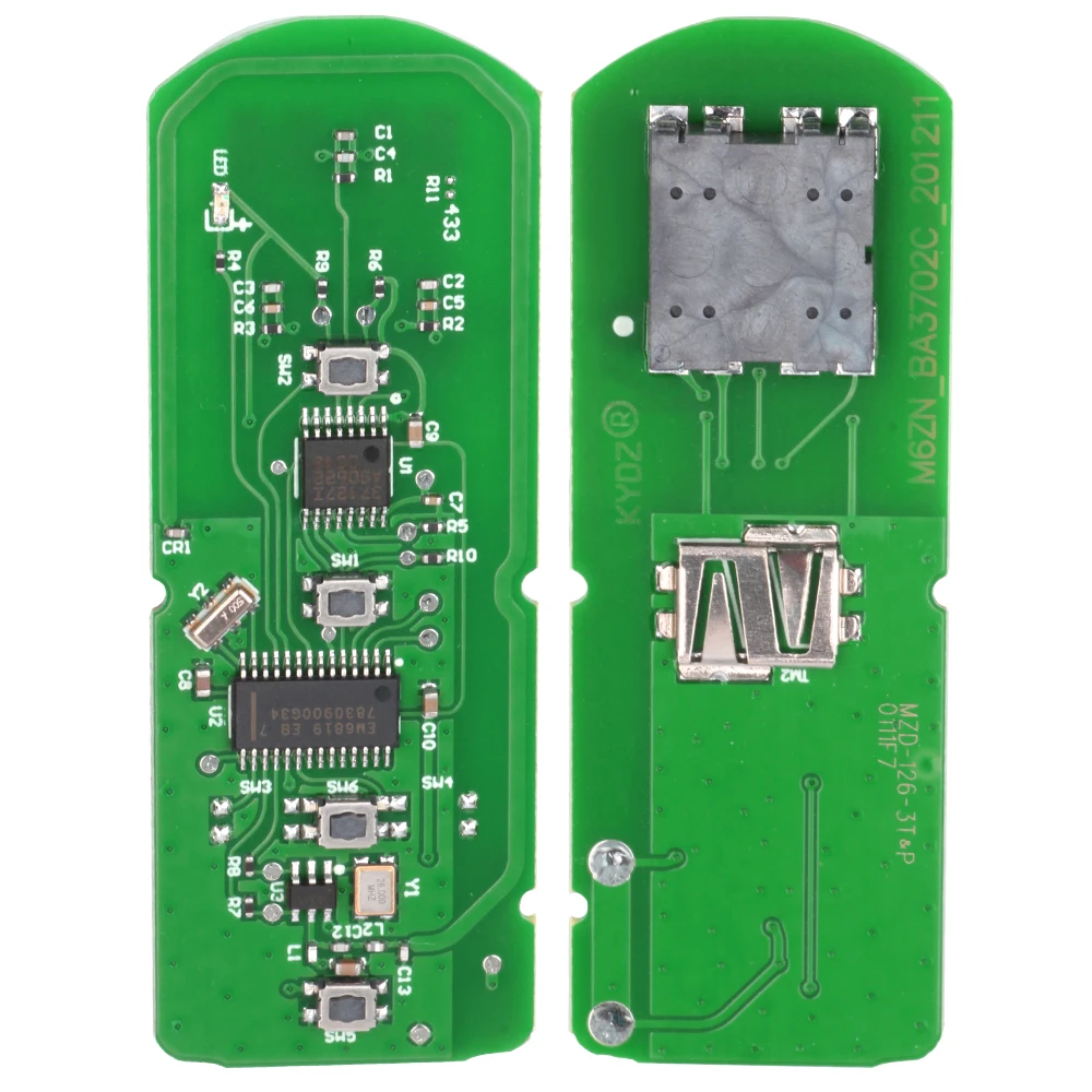 DIYKEY SKE11A-04/ SKE11B-01 315 MHz/434 MHz do Mazda CX-7 CX-9 2007 2008 2009 2010 2011 Inteligentny zdalny kluczyk samochodowy 4-przyciskowy pilot