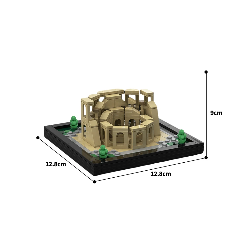 MOC Colosseo Modello Building Blocks Roma Skyline Arena in miniatura Famose attrazioni della città Architettura Mattoni Giocattolo Regalo