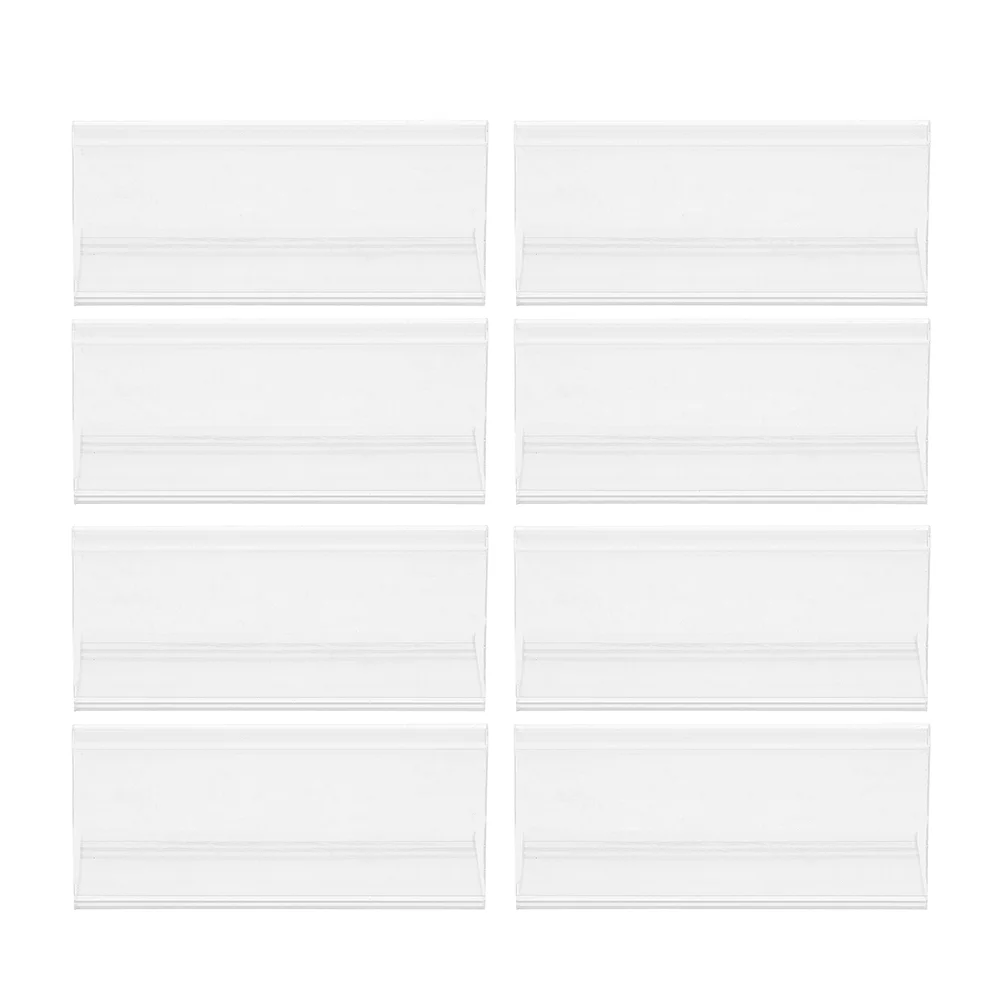 

20 Pcs Shelf Label Holder Bins Name Tag Labels for Sign -resistant Stand Stands Stable Price