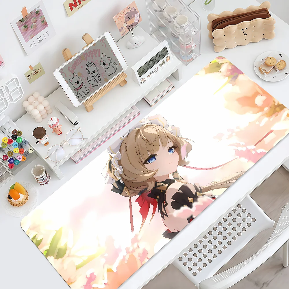 Mouse Pad MousePad Sandrone Non-slip Yo Lockedge Office Game Vesna Student G-Genshin Gaming Thickened Large Writing Pad Cushion