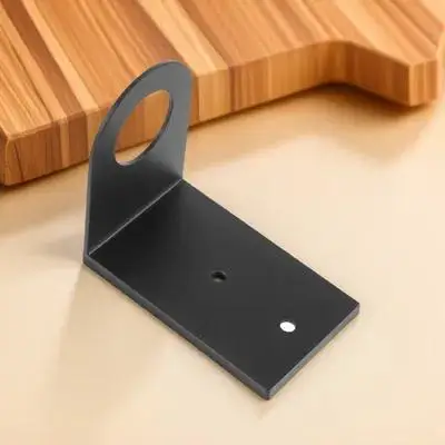 

Black Stainless Steel Soap Bottle Holder Wall Mount Dispenser Shelf for Shampoo Lotion Pump Container Bathroom Organizer