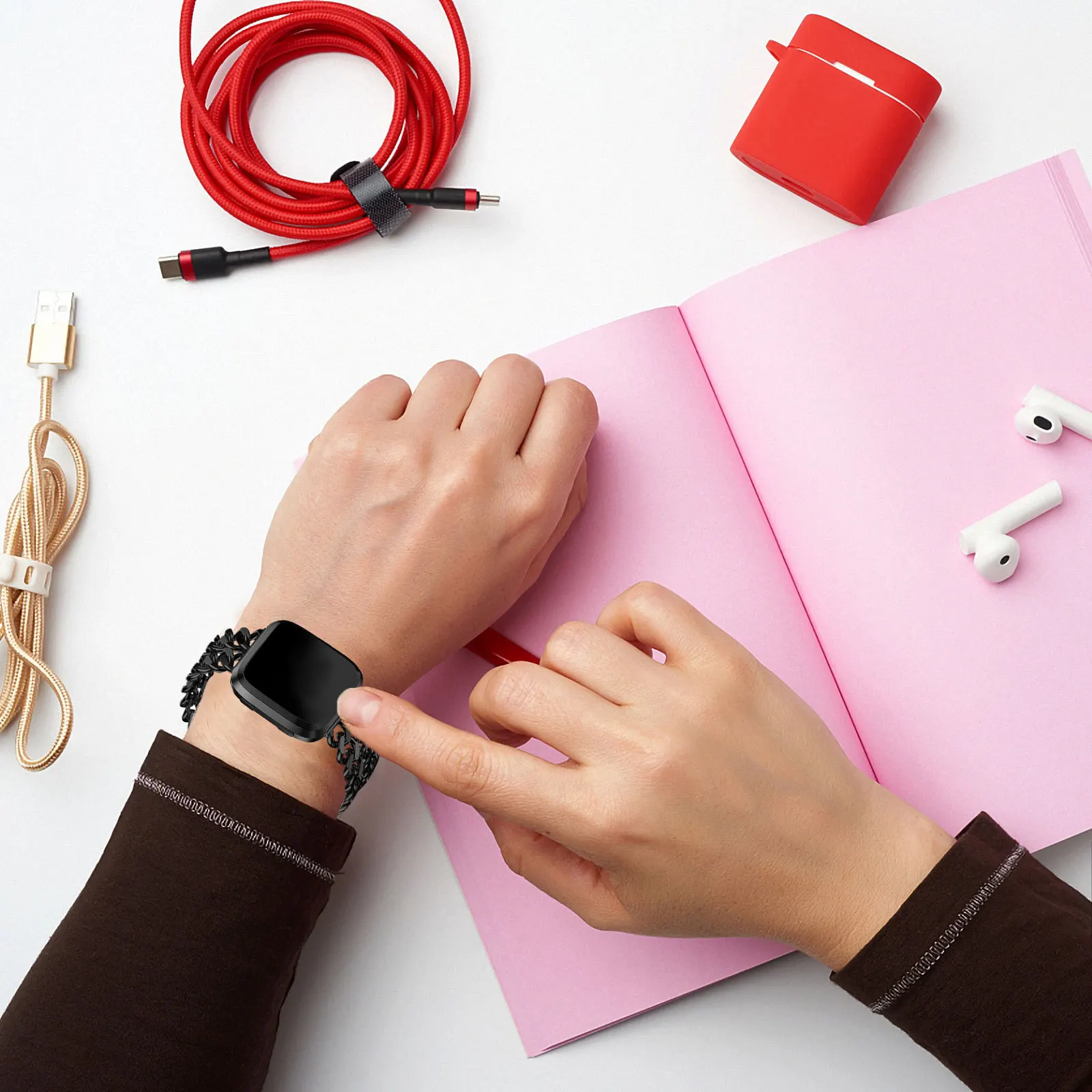 

Stylish Stainless Steel Watch Band Durable Metal Strap for Metal Watchband Wristband Watch Strap Fashion Watchband