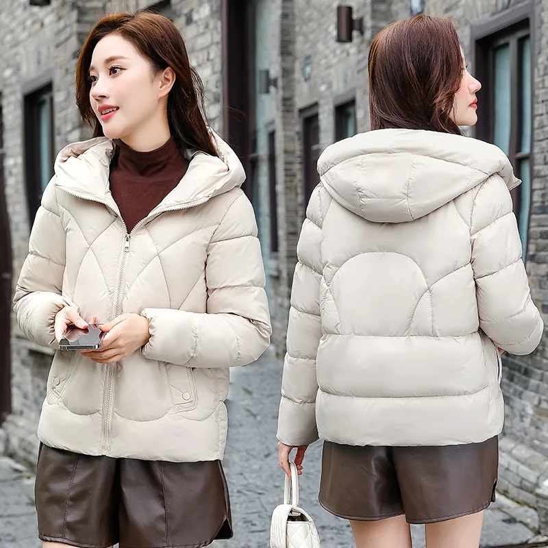 PinkyIsBlack 2024 New Autumn Winter Jacket Women's Fashion Casual Warm Hooded Puffer Jacket Down Cotton Female's Coat Outwear