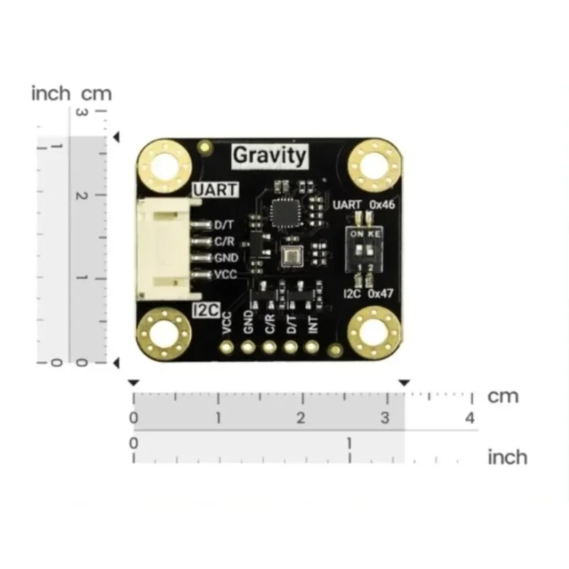 DFRobot Gravity BMP581 Pressure & Temp Sensor Board with Bosch BMP581, ±0.3hPa Accuracy, I2C/UART Output