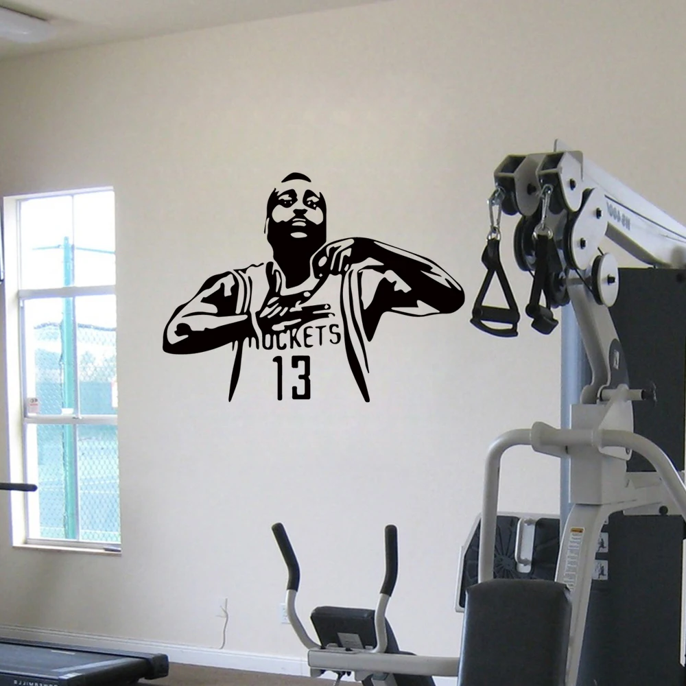 1pc Diy Basketball Player 3sizes  Home Decor Wall Stickers  Wall Decal Home Decor view 4