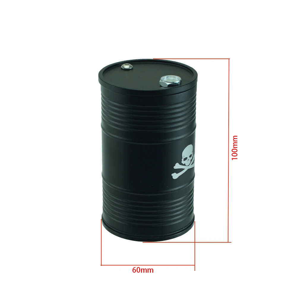 1 قطعة محاكاة المعادن برميل زيت زجاجة الغاز شواية باربيكيو حصيرة ل 1/14 1/10 العالمي تسلق جرار