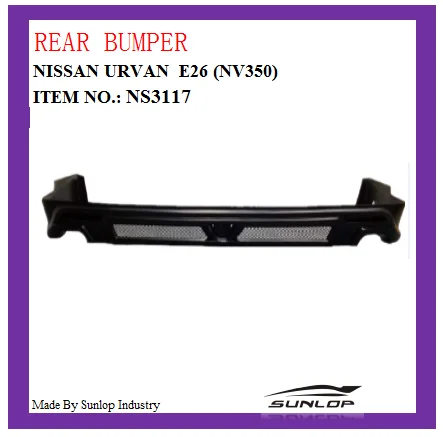 SUNLOP auto body coverings system parts NS3117 back bumper fit for Urvan E26 NV350 2013 UP narrow  van 