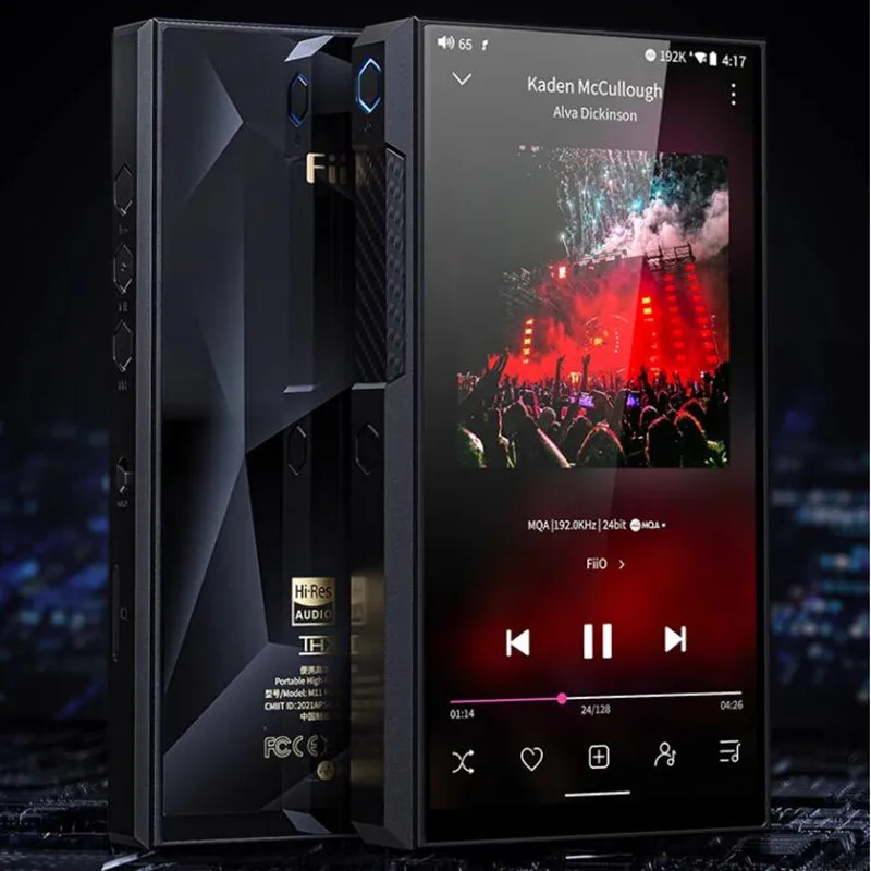 FiiO M11 Plus Music Player MP3 Hi-Res Android 10/MQA/Bluetooth 5.0 5.5inch 64G Snapdragon 660 with Dual ES9068AS