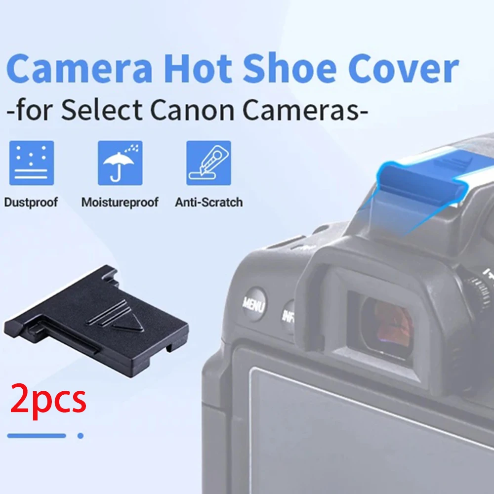 2x Camera Hot Shoe Cover Cap Protector for Canon EOS R100 R5 R6 RP R 7D Mark II 6D 5D Mark IV Rebel T8i T7i T7 T6i Accessories