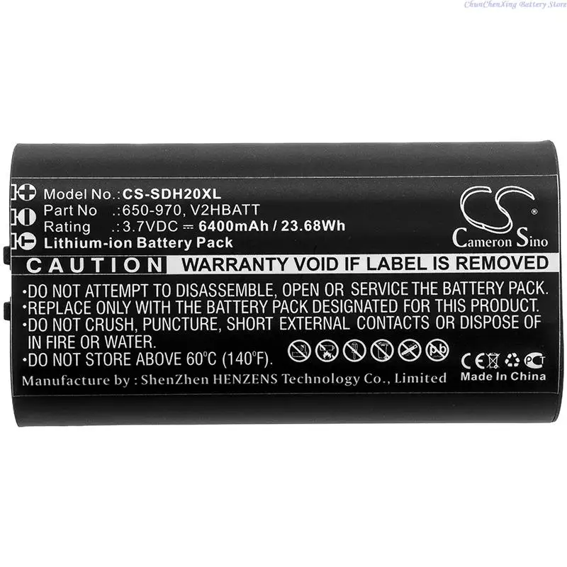 Cameron Sino 5200mAh/6400mAh Dog Collar Battery 650-970