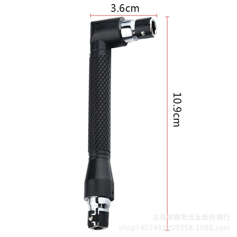 L-Shape Mini Double Head Socket Wrench Suitable For Routine Screwdriver Bits Utility Tool