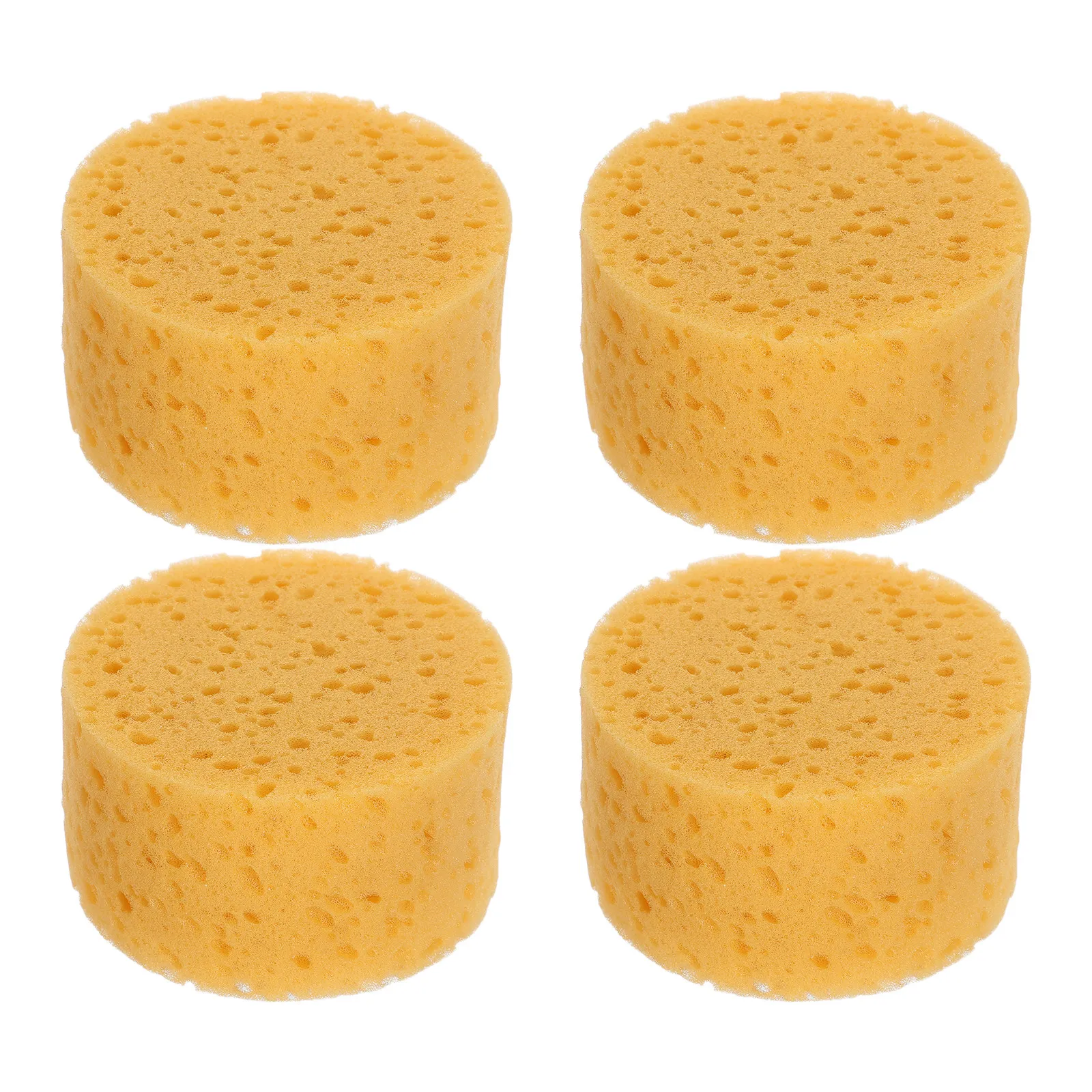 4Pcs High-Density Open-Cell Texture Sponge Drywall Texture Tool Wall Cleaning Sponge for Knockdown Finish Artistic 3D Effects