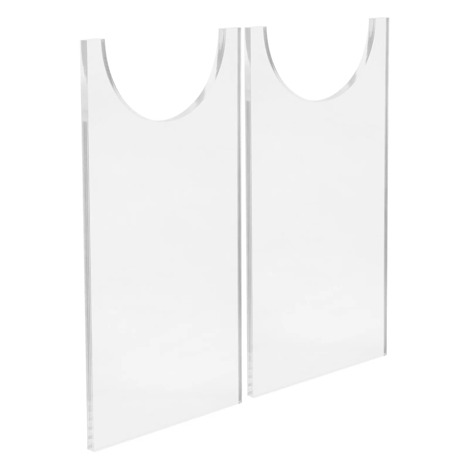 2Pcs Transparent Acrylic Sofa Blocker Clear Under Couch Stopper for Wall Protection Gap Filler Furniture Bed Sectional Cabinet