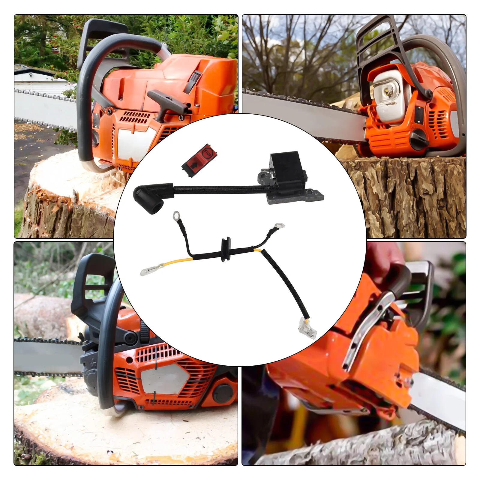 Ignitions Parts Specifically Built For Use In A Range Of Chain Saw Types Such As The Following Units Of The Popular Class