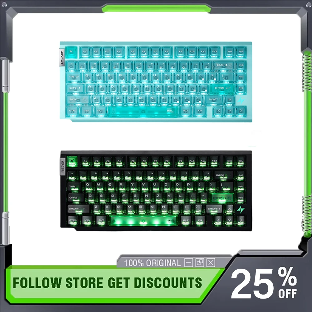 

ATK RS7 AIR Cyber Wired Magnetic Switch Keyboard IP68 Waterproof Gasket Structure 8k Low Latency E-sports Mechanical Keyboard