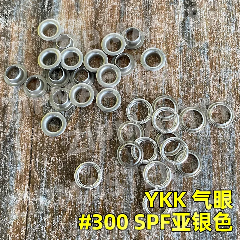 100 SetsGenuine YKK Air Eye Buckle, Refined Copper Corn Buckle, Clothing, Luggage, Hat Brim, Shoe Hole, Copper Air Eye Thickened