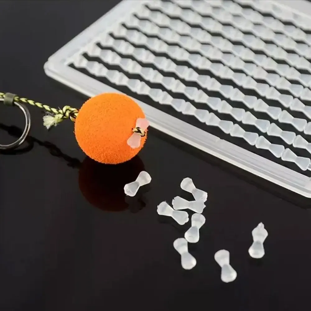 2 Hojas de Stoppers de Gancho Calientes para Pesca de Carpa, Stoppers para Perforaciones, Stoppers para Cebo Boilie y Señuelos, para Montajes Hair Rig, Chod Rig y Ronnie Rig