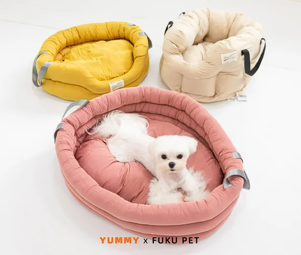 Japanese car dog kennel four seasons general waterproof can be disassembled and washed small dog mat accompanying bag