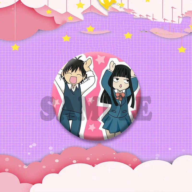 Cute Love Anime From Me To You Button Pins Sawako Kuronuma Shota Kazehaya Cartoon Badges Cosplay Brooch for Bag Hat  Accessories