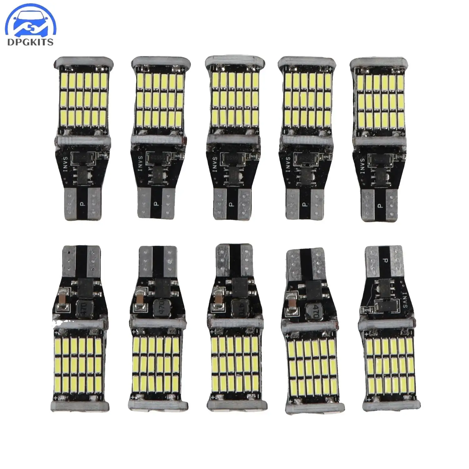 

DPGKITS 10 шт. T15 921 912 4014 чипов светодиодные лампы заднего хода W16W 916 6000K DC 12 В-24 В 45 SMD светодиодные дропшиппинг оптовая продажа
