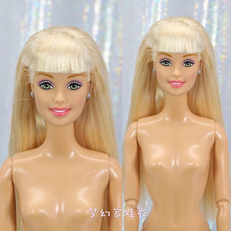 Fashion Brand Naked Doll Body Variety Skin 29cm 11 Joints Move Colourful Hair Doll Head Accessories Girls Toys Birthday Bonecas