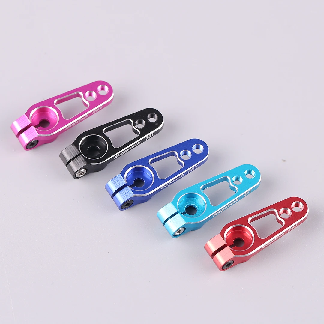 MT8 Aluminum 25T Servo Horn Arms 25 Teeth Spline M3 Clamp Steering For Futaba Savox Power HD Motors Sakura D4 RC Drift Car Parts