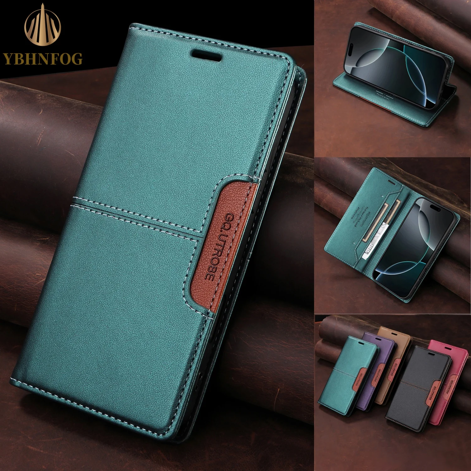 Flip Leather Case for Samsung Galaxy A16 A36 A56 A55 A35 A15 A25 A17 A37 A57 A07 A14 A24 A34 A54 A13 A33 A53 A73 Magnetic Wallet