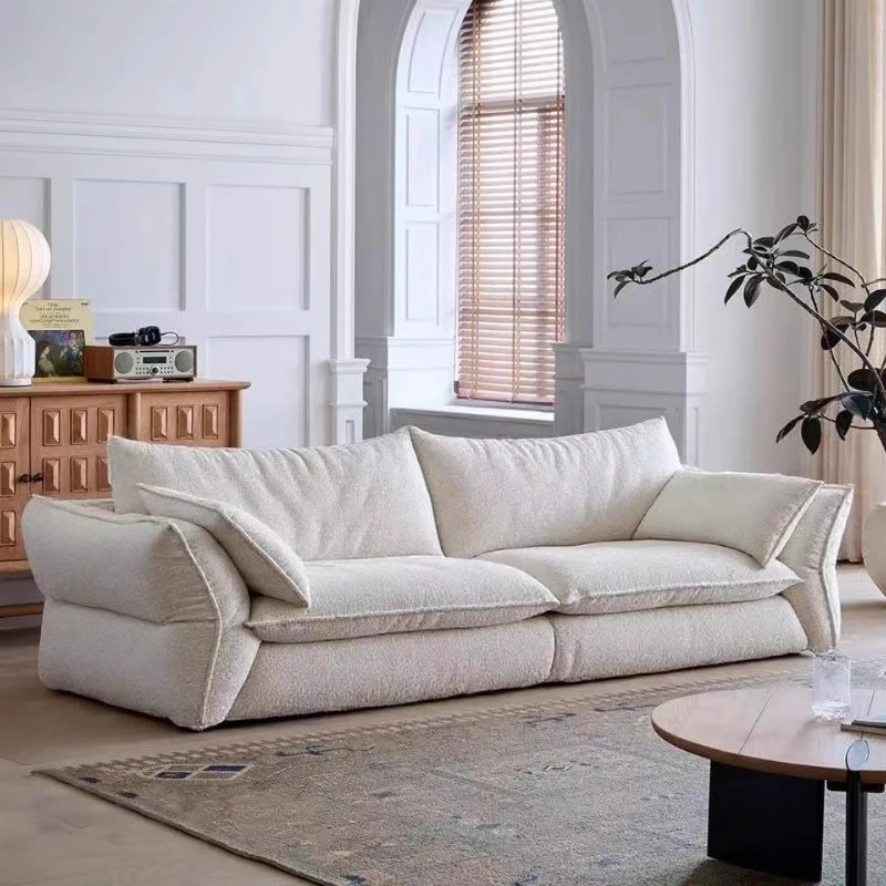 

Nordic Minimalist Sofas Recliner Pillows Apartment Straight Sofas Vintage Fabric Salas Y Sofas Muebles House Accessories