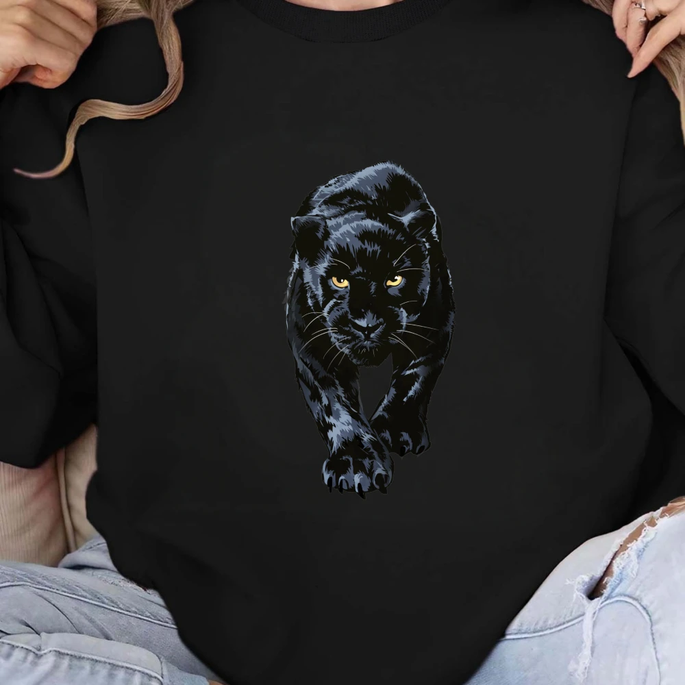 Black Panther Fierce Printed Men's T-Shirt Cool Graphic Tees for Women Tops Tees Streetwear  Y2k Clothes Women Clothing T Shirt
