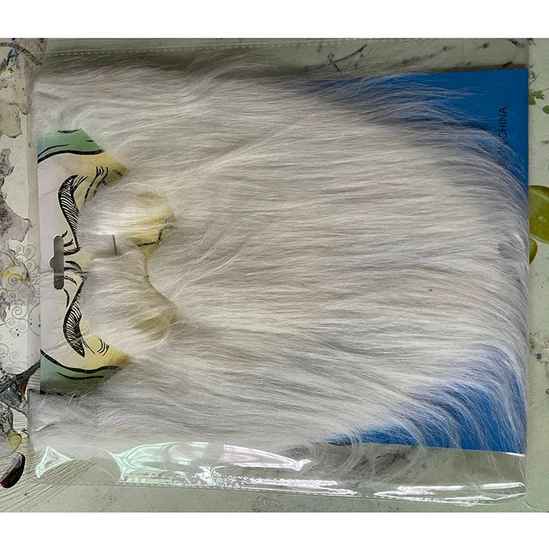 محاكاة الاصطناعي وهمية اللحية طويلة زغب الشارب اللحى ويسكي الجد سانتا كلوز تأثيري هالوين زي الدعائم الطرف