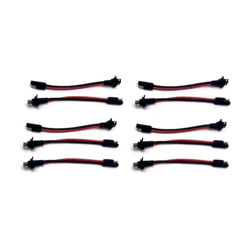 10PCS Connector Tail Circuit Buttcock Cable Power Cord For Motorola SM50 SM120 CM200 CM400 GM950 GM300 GM338 GM3188 GM3688 Radio