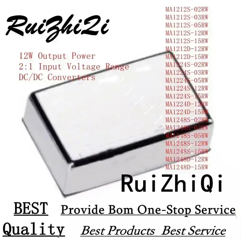 10PCS/LOT MA1224S-02RW MA1224S-03RW MA1224S-05RW MA1224S-12RW MA1224S-15RW MA1224D-12RW MA1224D-15RW 12W 2:1 DC/DC CONVERTERS