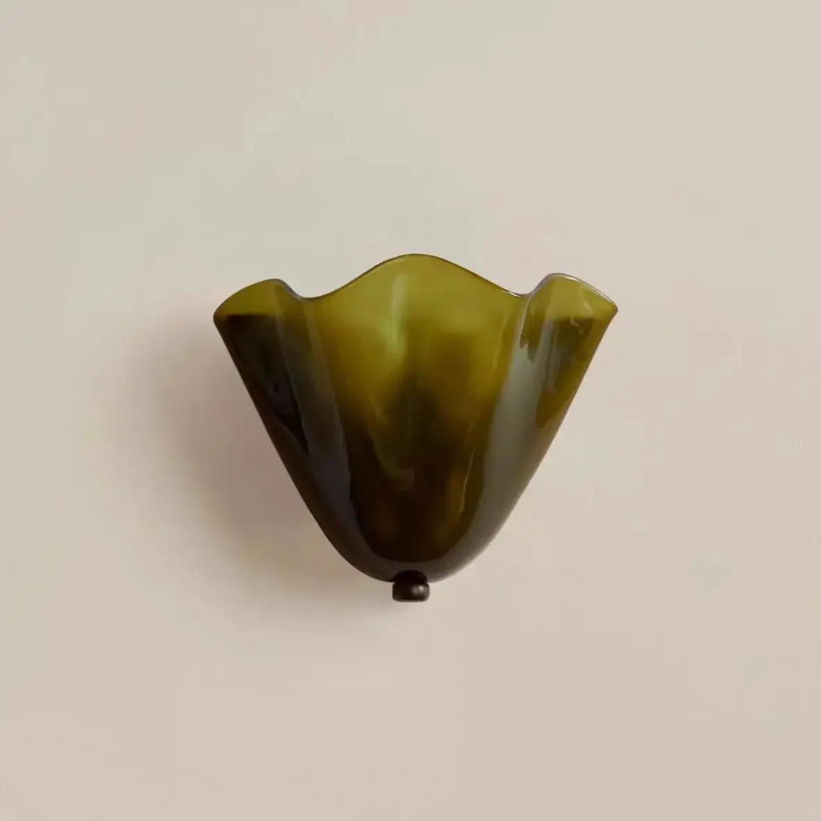 

French Retro Colored Berry Glass Wall Lamp LED E14 Shell Wall Mounted Art Decor Living Room Background Study beside wall sconce