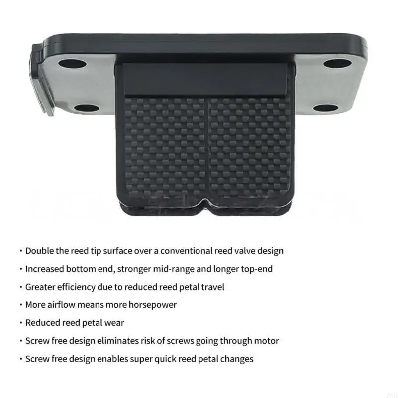 77HF القصب صمامات مكون V351B لتعزيز أداء دراجة نارية 50cc 65cc #3