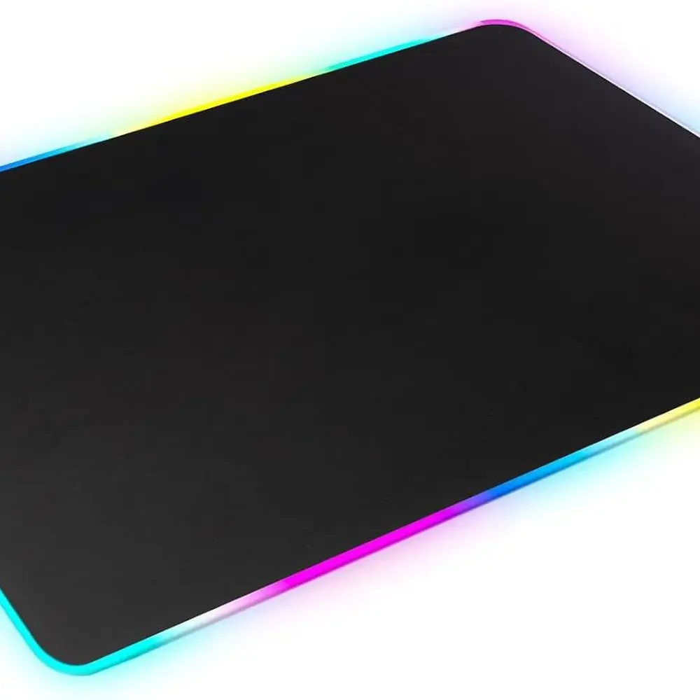 

Ultra Smooth RGB Gaming Mouse Pad with Dimmable Lighting, Stable Base, Speed Control - 13.8 x 10.2 (Black)