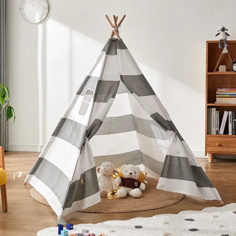 Indoor Kids Tent Playhouse Reading Nook Princess Room Decor Indian Style Camping House Indoor Children's Tent Play House