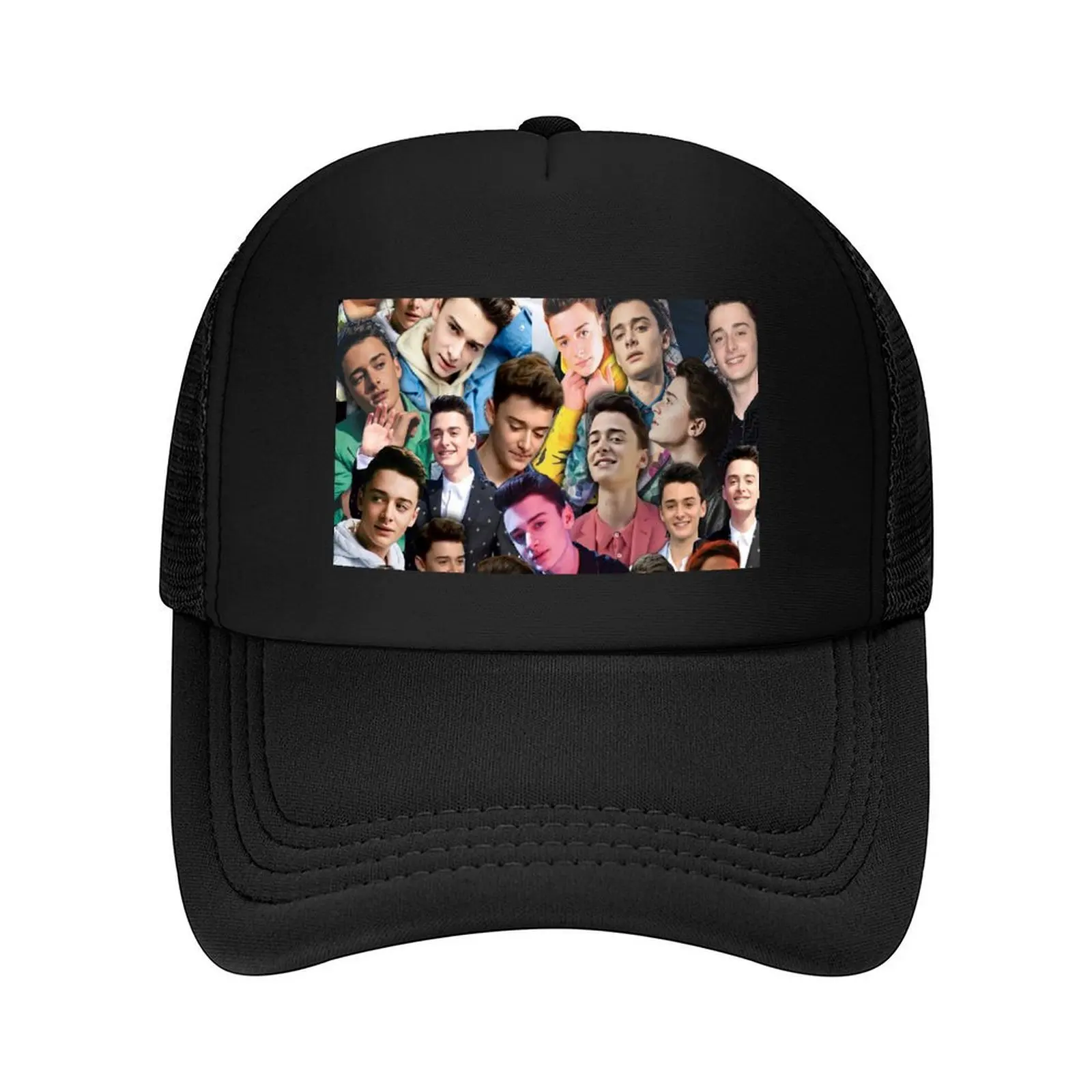 

noah schnapp collage Baseball Cap Sunhat Luxury Brand black derby hat Women Hats Men's