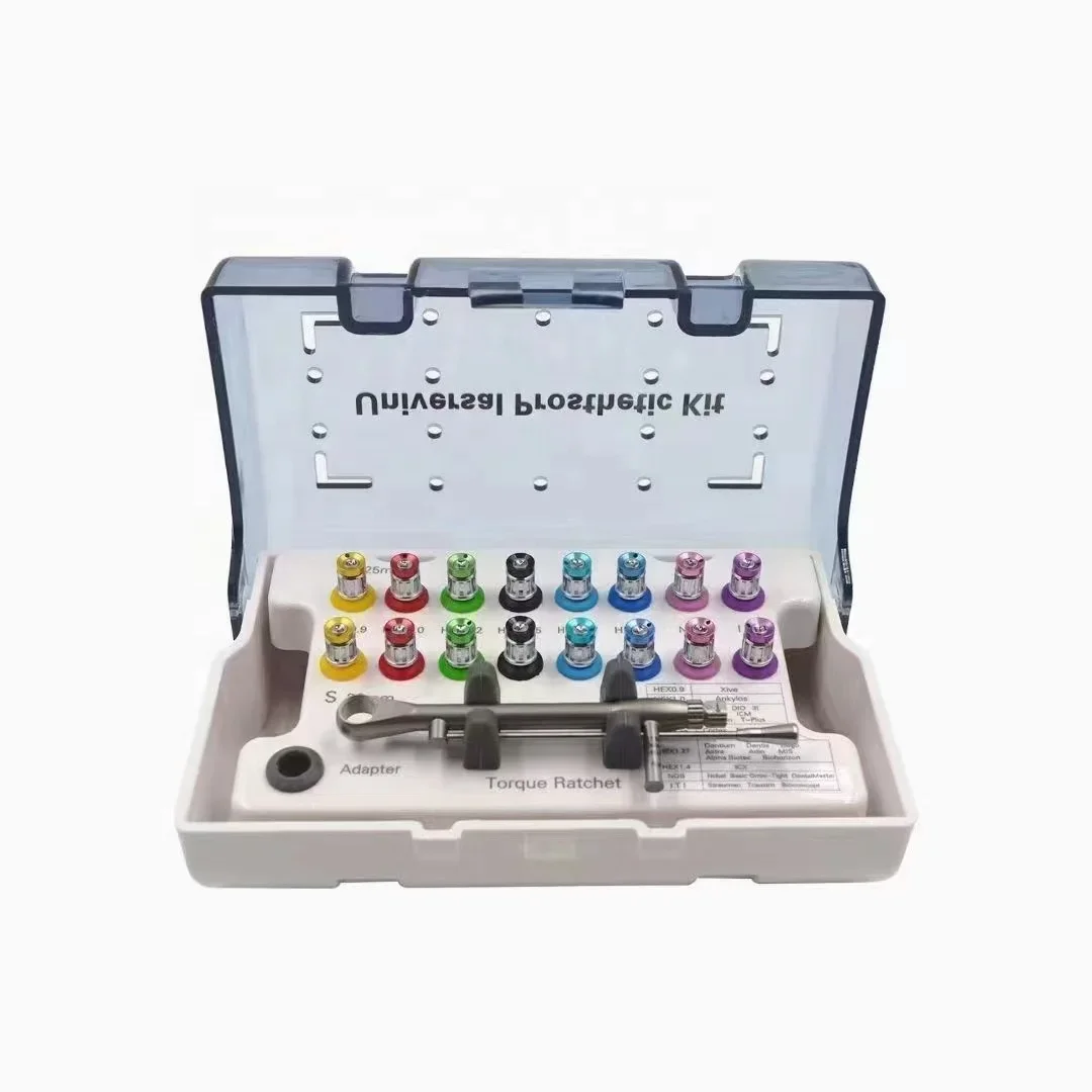 

Dentals Implants Tools TorqueWrenchs ScrewDrives ProstheticUniversal Wrench Kit Ratchet Drivers Dentals Implants Prosthetic Kit
