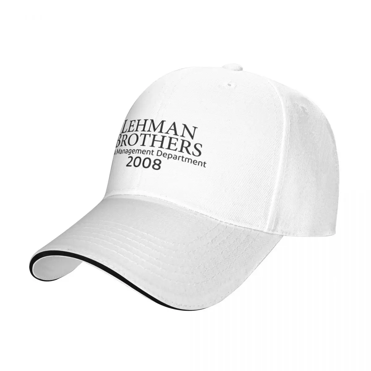 Lehman Brothers Risk Management Department Baseball Cap Hat Luxury Brand western Hat Designer Man Women's