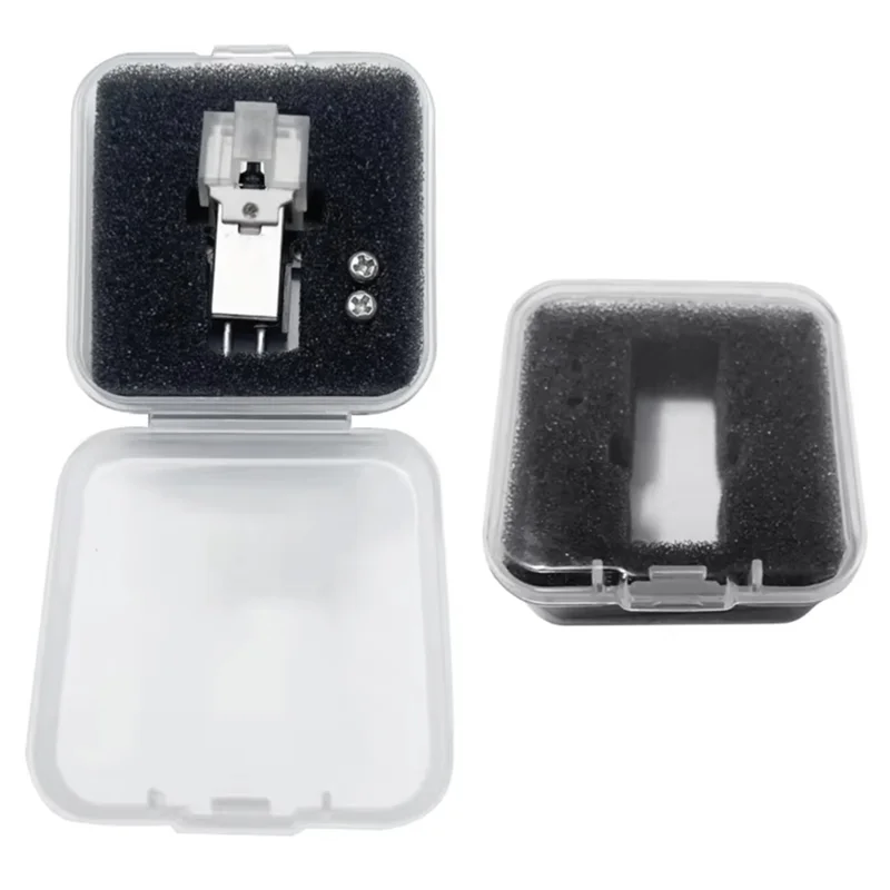 Classy-10Pcs Turntable Stylus Display Case Stylus Holder For Record Players Phonograph Needle Storage Case
