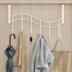 Hook Behind The Door Hanger Clothes Simple Hook Wall Shelf Bedroom Door Wall Hanging Storage Coat Rack Decorative Hooks