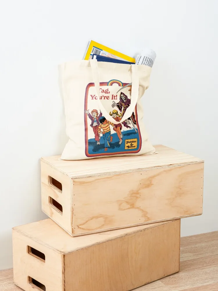 علامة، حقيبة حمل You're It، حقيبة صديقة للبيئة، حقيبة كبيرة للنساء قابلة للطي وقابلة لإعادة الاستخدام #4