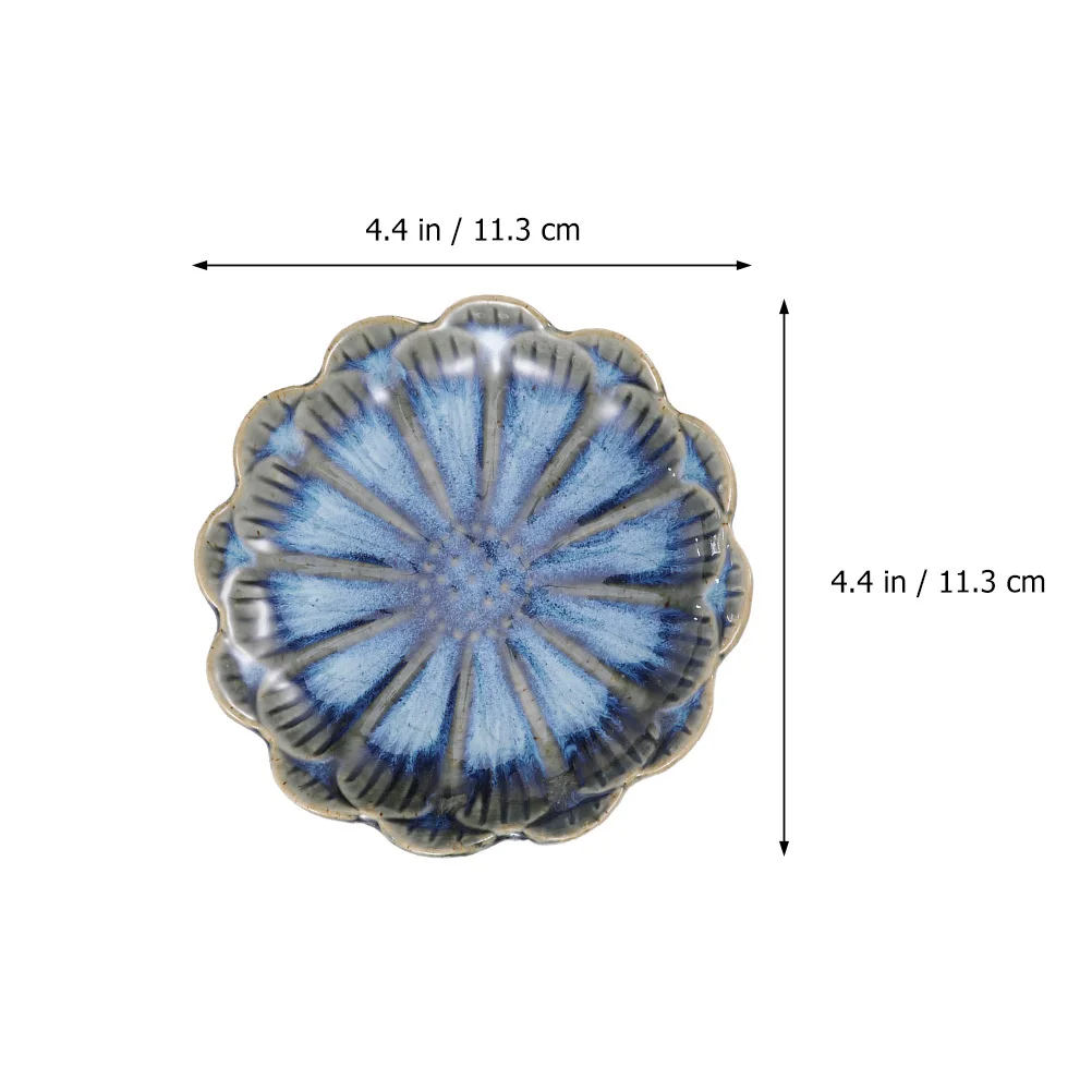 Jewelry Display Plate Earring Storage Container Space-saving Tray Ceramic Organizer Compact