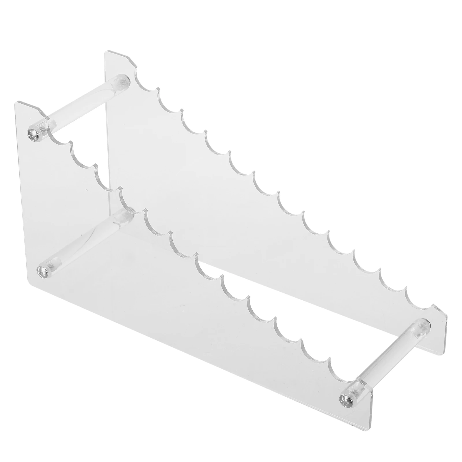 

Acrylic Pen Display Stationery Holder Multi functional Desk ganizer Eyebrow Marker Storage Shelf Office Supplies